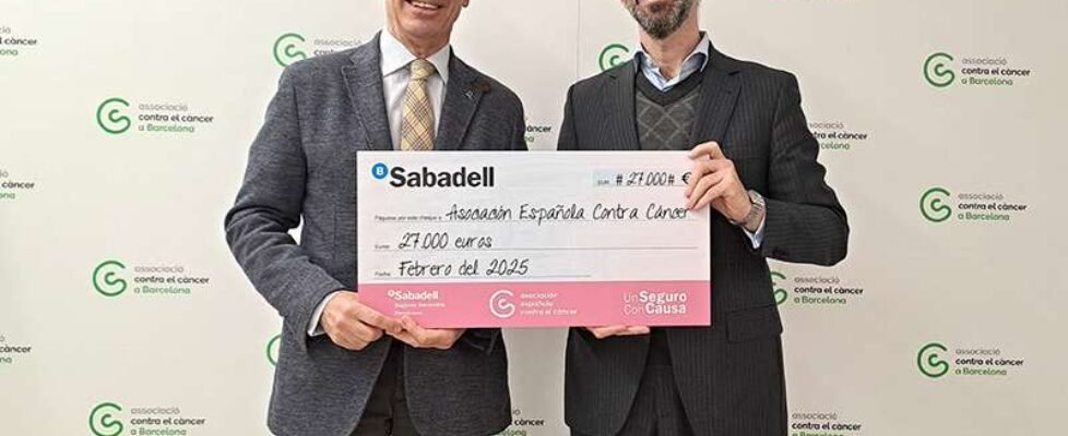 sabadell seguros asociacion cancer