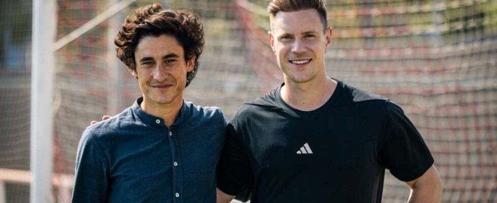 Jules Veyrat, CEO y cofundador de Stoïk y el futbolista Marc ter Stegen