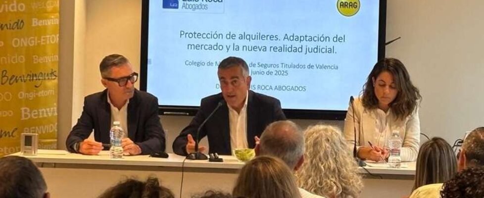 ARAG Jornada colegio Valencia ley alquiler vivienda y eficiencia procesal