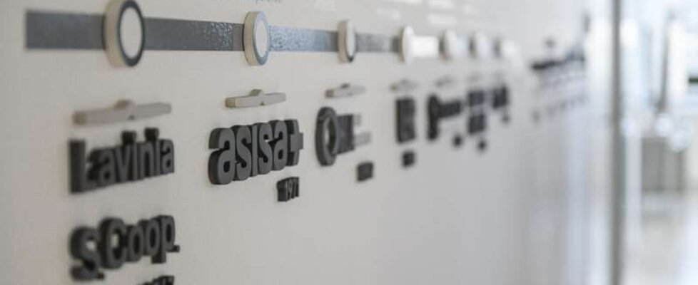 mural oficina asisa lisboa - evolucion grupo