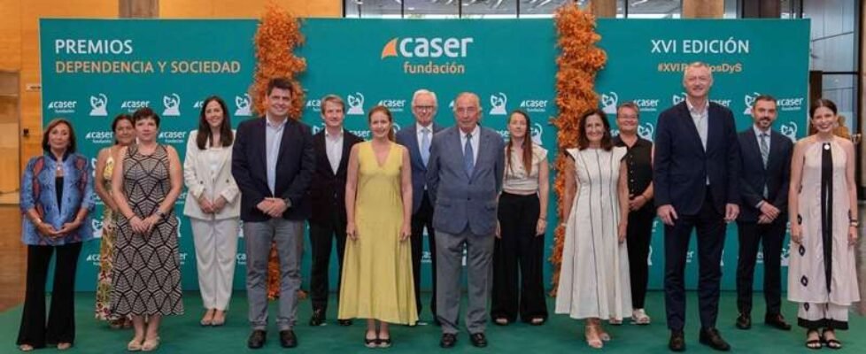 Ganadores de la XVI edición de los Premios Dependencia y Sociedad de la Fundación Caser