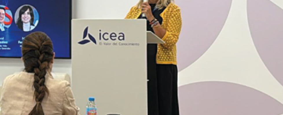 María José Salcedo, directora de Investigación de ICEA-presentacion estudio