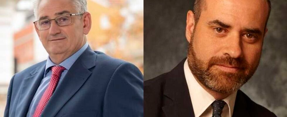 Rafael Navas, director general grupo, Fernando Ariza, director geenral Mutualidad