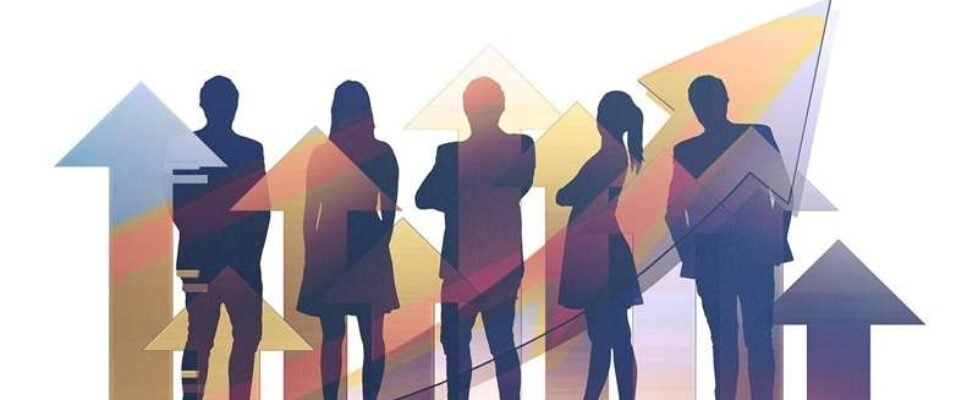 crecimiento estadistica balance empleo poblacion - gratuita