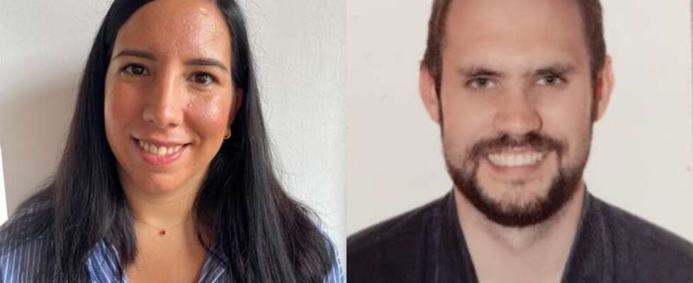 Aida Márquez y Manuel Moreno, underwriter Daños Materiales y Construcción de AXA XL Insurance