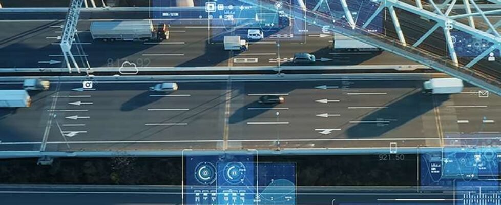 Transportation and technology concept. ITS (Intelligent Transport Systems). Mobility as a service.