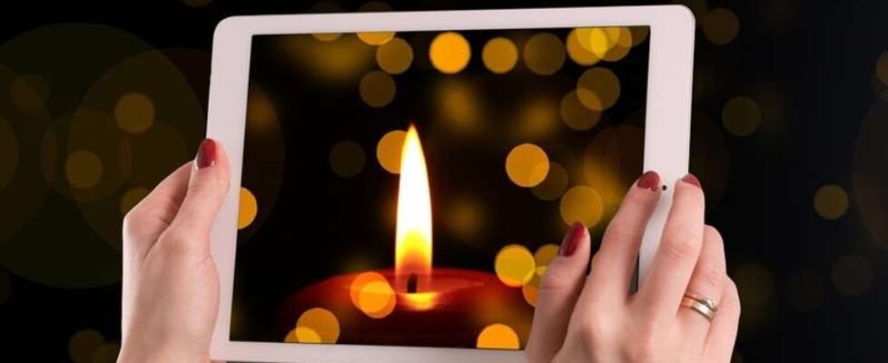 decesos digital vela ordenador tablet - gratuita