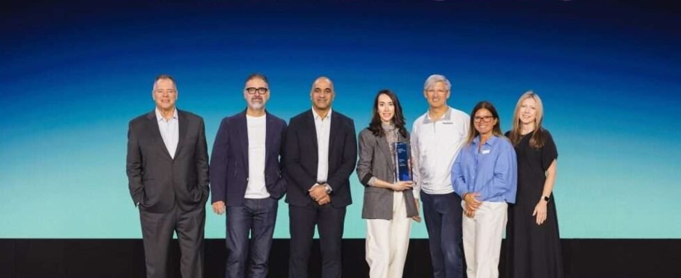 Foto Paloma Paraja 2 Medallia Expy Awards Feb 2026 Las Vegas USA