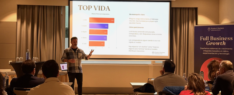 Ricardo González Head of Growth de Product Hackers, presentacion informe